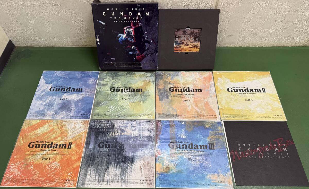 6064 【LD レーザーディスク】劇場版 機動戦士ガンダム THE MOVIE マスターグレードBOX LD7枚＋CD 動作未確認