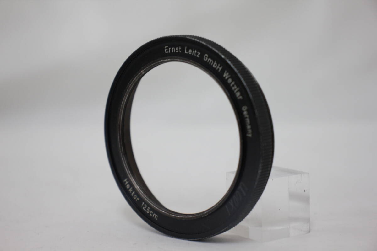【返品保証】 ライカ Leica Leitz UOOXI Hektor 12.5cm ベローズ用アダプター リング e1477