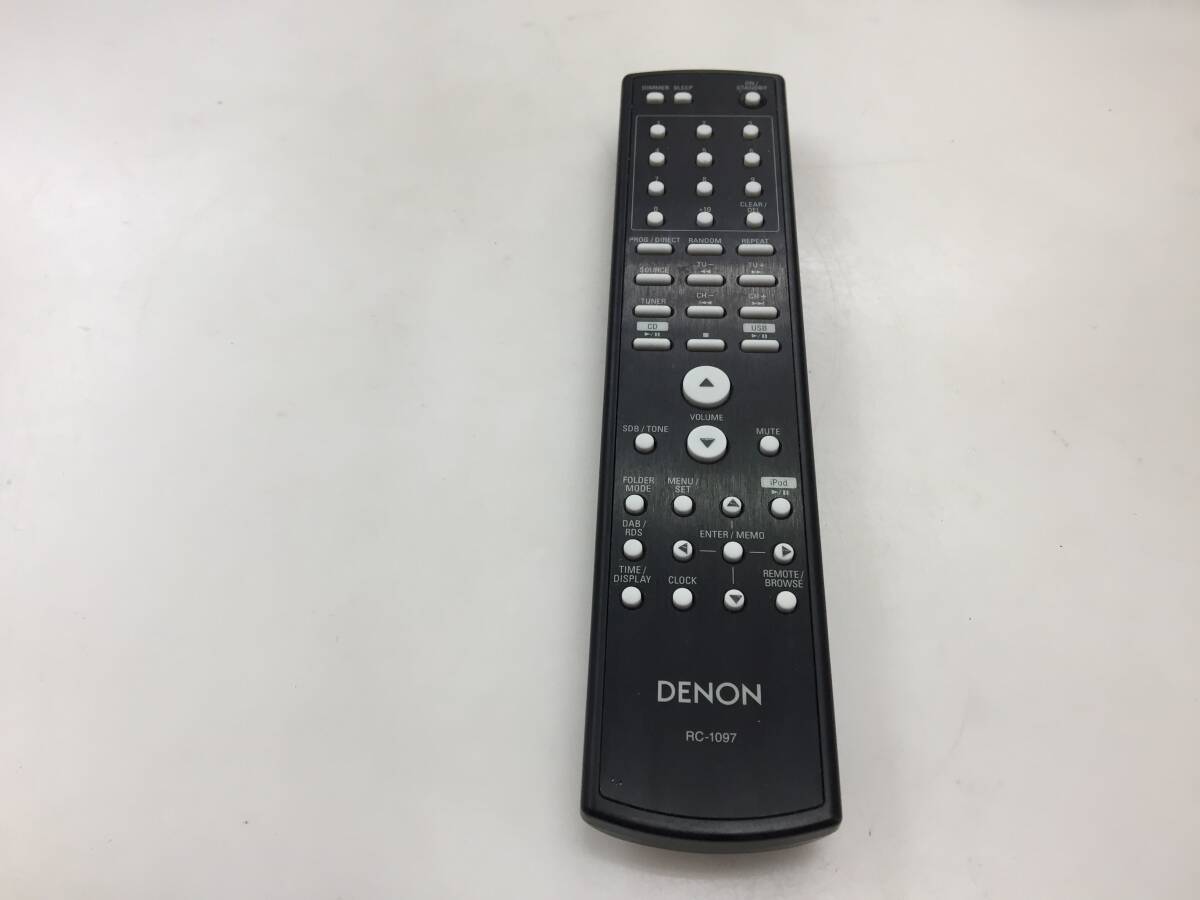 DENON オーディオリモコン RC-1097 中古品K896