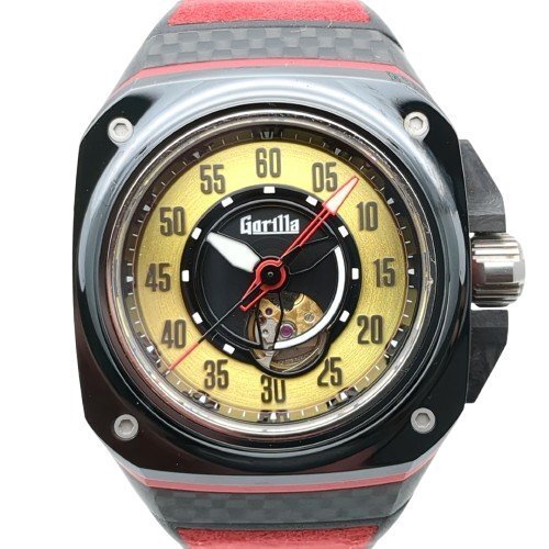 GORILLAWATCH ゴリラウォッチ ファストバック FBY21.0.047 腕時計 メンズ 自動巻き AT 裏スケ 動作品 中古