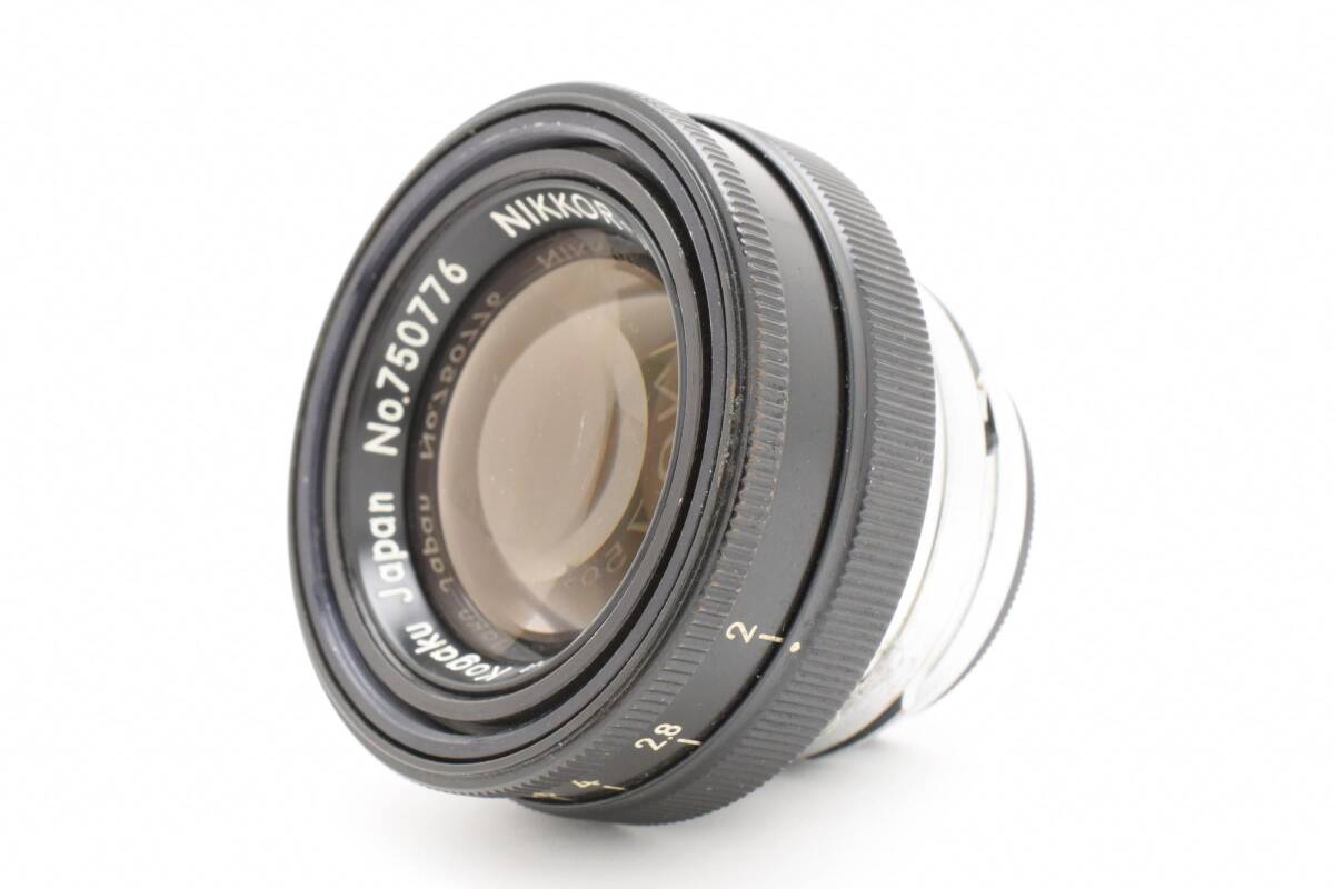 ★ニコン NIKON NIKKOR-H 5cm F2 オールブラック★　R7740＃36