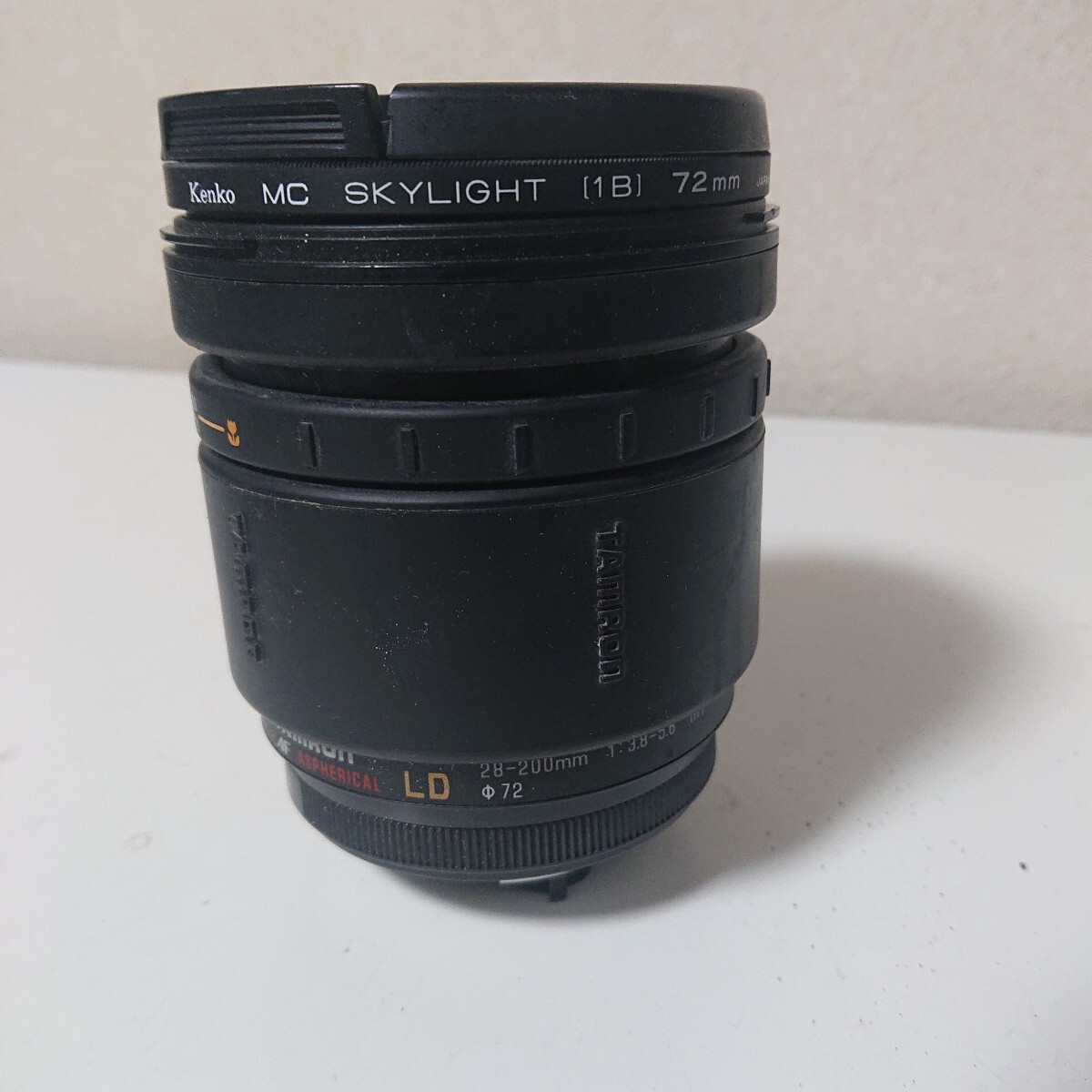現状品 動作未確認 TAMROM タムロン AF28-200mm 1:3.8-5.6 LD Φ72 Kenko SKYLIGHT 1B 72mm【CM6062711】