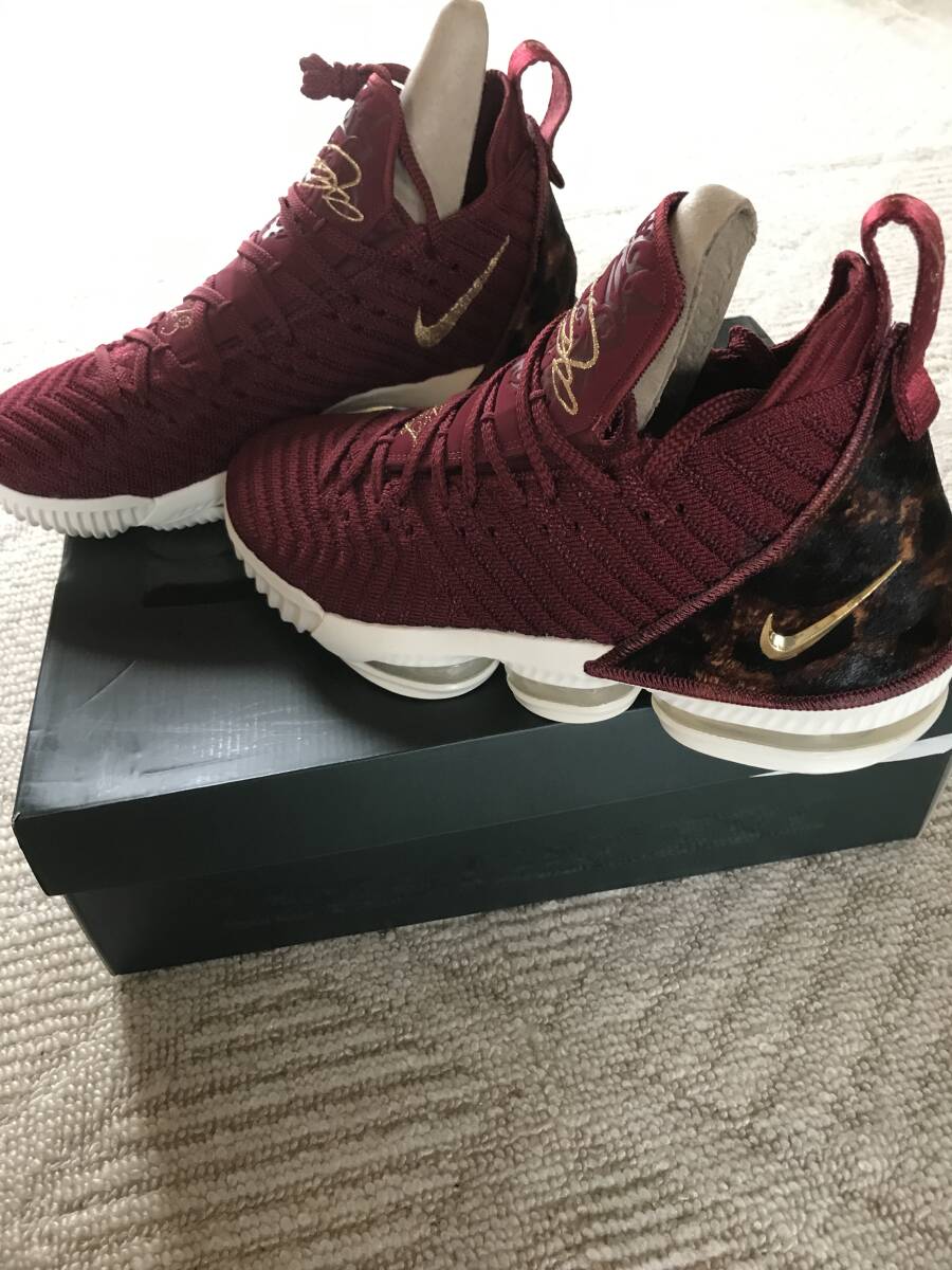 NIKE ナイキ　LEBRON XVI EP レブロン16 29cm 美品 赤 金 アニマル 【2F6060305】