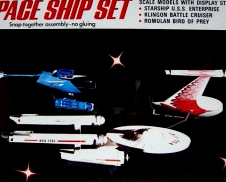 , amt/ERTL #6677 スタートレック エンタープライズ/クリンゴンクルーザー/ロミュランバード USS Enterprise/Klingon Cruiser/Romulan Bird