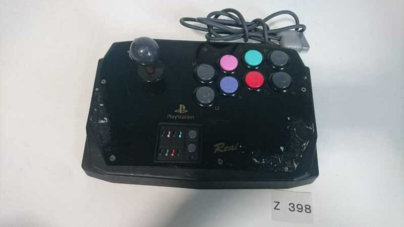 SONY PS1 プレイステーション PlayStation HORI リアル アーケード スティック アーケード PS コントローラー ゲーム 格ゲー HPS-10 中古