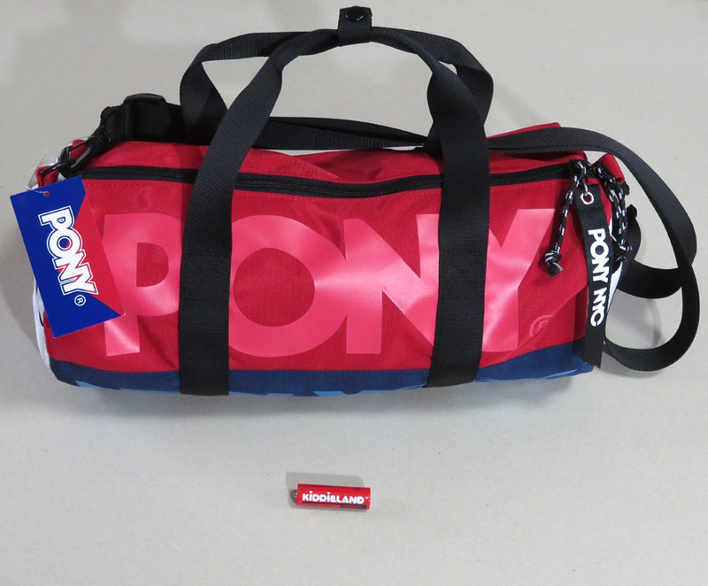 PONY 小型 スポーツバッグ NEW YORK★ポニー 赤色 紺色 ニューヨーク ボストンバッグ