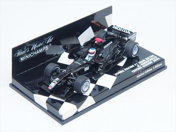 送料無料 絶版新品 ホンダ F1 RA106 2006テスト セッション バリチェロ ●ミニチャンプス 1/43 [400060211]