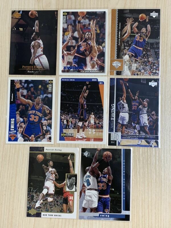 NBA Trading Card Patrick Ewing 8枚セット③ 95-98 Upper Deck パトリックユーイング New York Knicks 90年代