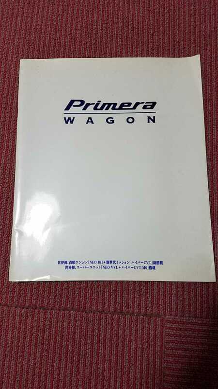 ☆日産プリメーラワゴン　カタログ　中古☆WP11型　平成10年9月　35ページ　オプションカタログ、オーテックカタログ