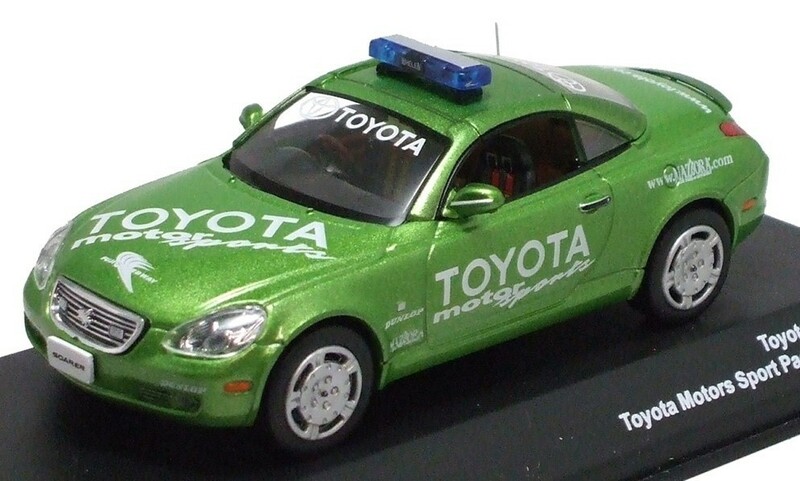 ■即決京商 Jコレクション 1/43【トヨタ ソアラ 2004 "TOYOTA MOTOR SPORT"ペースカー (グリーン)