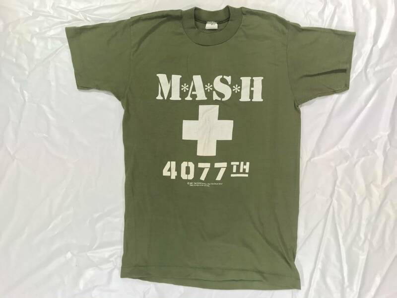 古着 41 Mサイズ 半袖 Tシャツ MASH army 軍物 USA コットン ビンテージ オリジナル vintage 70 80 90 old オールド