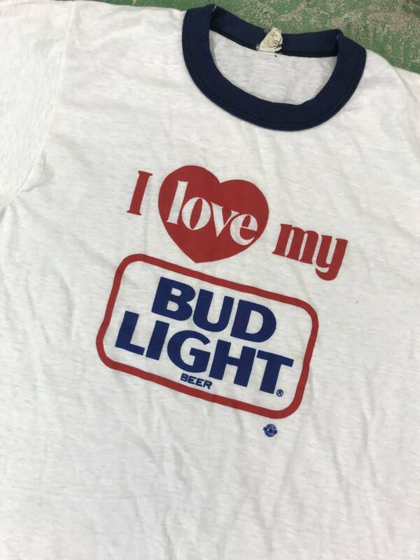 古着 143 Mサイズ 半袖 Tシャツ バドワイザー bud ビンテービール beer ジ オリジナル vintage 70 80 90 old オールド