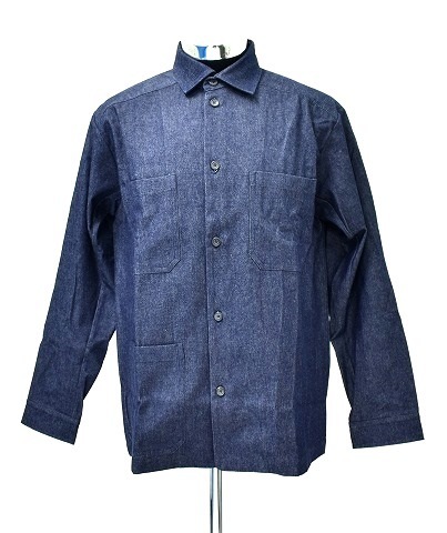 1205（Twelve O Five、Twelve Zero Five イチニーゼロゴー）Denim Shirt Jacketデニムシャツジャケット カバーオール 12/05 ワーク M