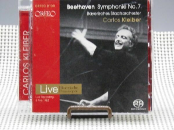 CL2-26 SACD ORFEO ベートーヴェン 交響曲 第7番 クライバァーcarios kleiber バイエルン国立管弦楽団 Live 輸入盤