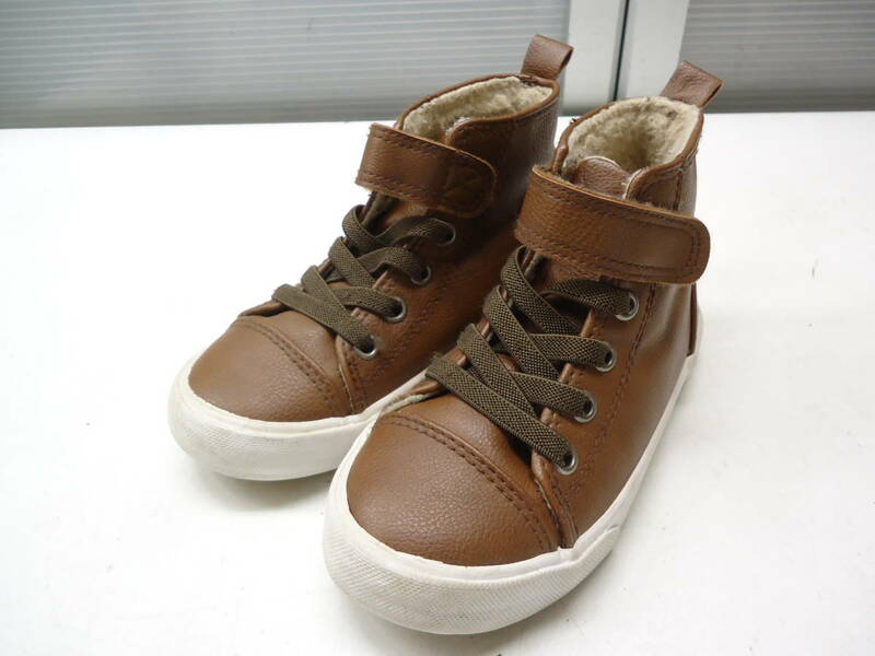 H&M/エイチアンドエム■16.5cm/EUR26/US9/CN160(2)■ベルクロ 内ボア スニーカー シューズ 324766■BROWN/ブラウン/茶■#20608MK728_11