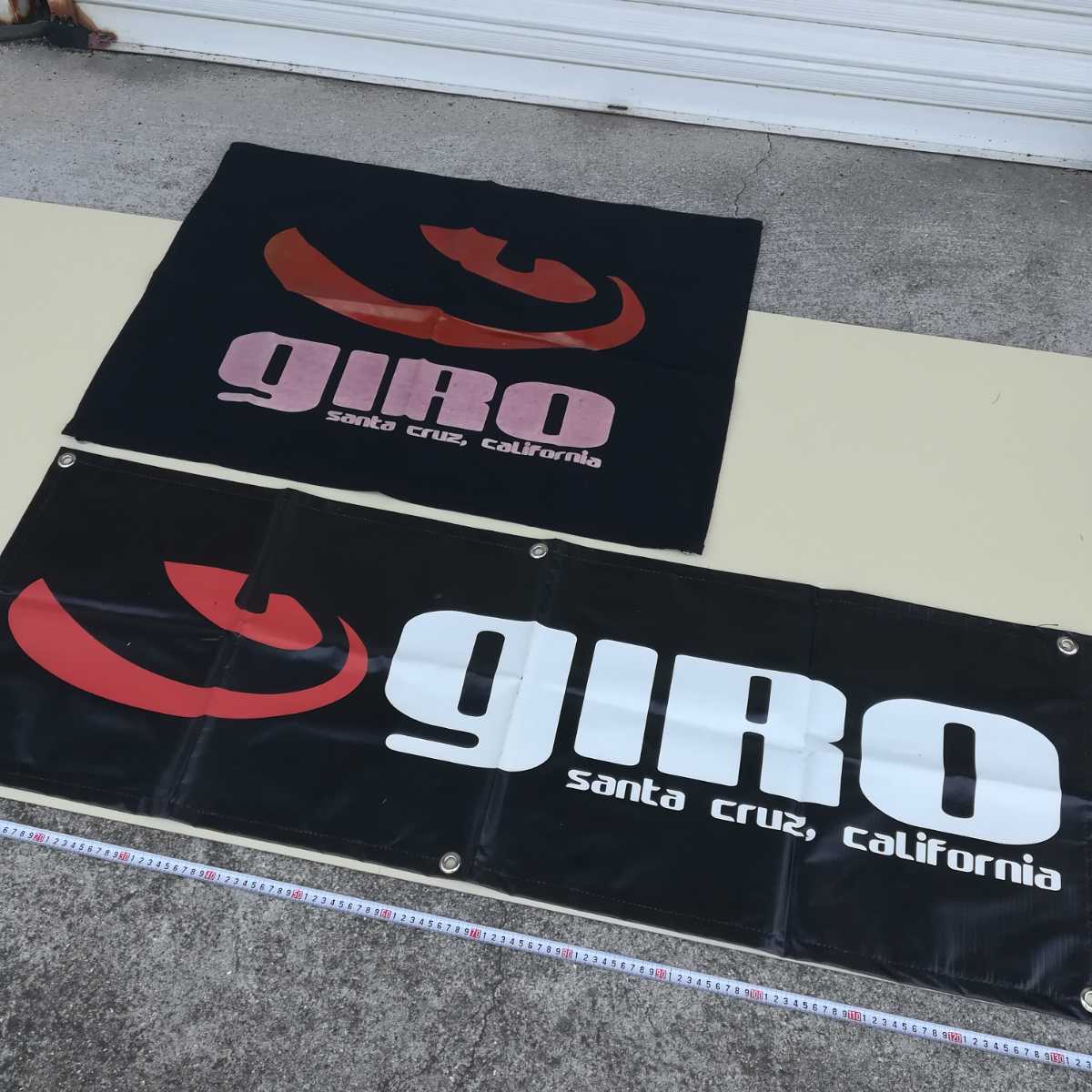 giro ジロー　バナー　セット　布　ビニール　2点