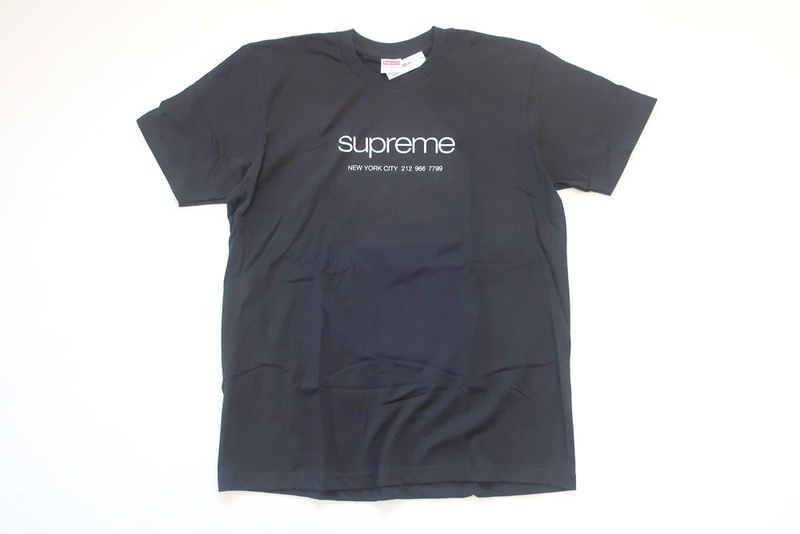 (L)Supreme Shop TeeシュプリームショップTシャツ黒ボックス クラッシクロゴ