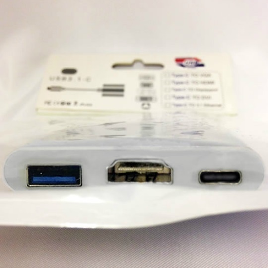 【G0056】USB-C to USB-A + HDMI + USB-C 変換ケーブル USB 3.1 対応