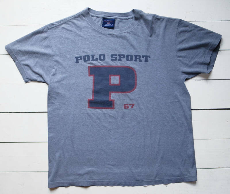 90s POLO SPORT ポロスポーツ ビンテージTシャツ ラルフローレン USA製 S RRL RUGBY