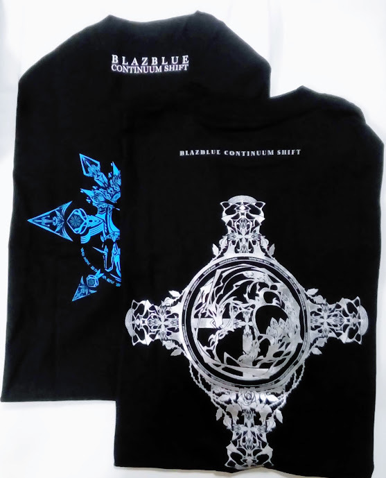 BLAZBLUE CONTINUUM SHIFT ブレイブルーコンティニュアムシフト Tシャツ 半袖 & 長袖 ロンT セット ★即決★ XLサイズ X-LARGE