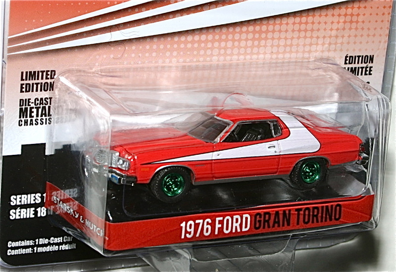 Greenlight 刑事スタスキー&ハッチ 1/64 1976 フォード グラン トリノ Starsky & Hutch Ford Gran Torino グリーンマシーン グリーンライト
