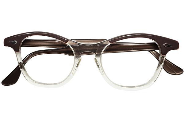 未復刻ゲキ渋カラー1950s-60sUSA製オリジナル TART OPTICAL タートオプティカル タート LEADING LIZ FOX型 KEYHOLE ウェリントンsize46/20 