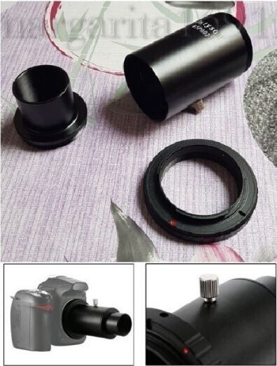 NikonDSLR カメラ用 アルミニウム T2アダプター 望遠鏡 延長チューブ 1.25インチ 天体望遠鏡 マウント アダプタースレッドTリング a280
