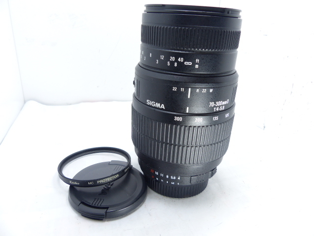 ニコン　AF　シグマ　70-300mmF4-5.6 D　マクロ　フィルター付