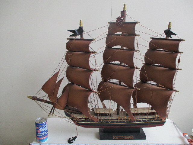 ★模型★『ＣＵＴＴＹ ＳＡＲＫ・カティーサーク』★イギリス★帆船★インテリア★アンティーク★美術★完成品★