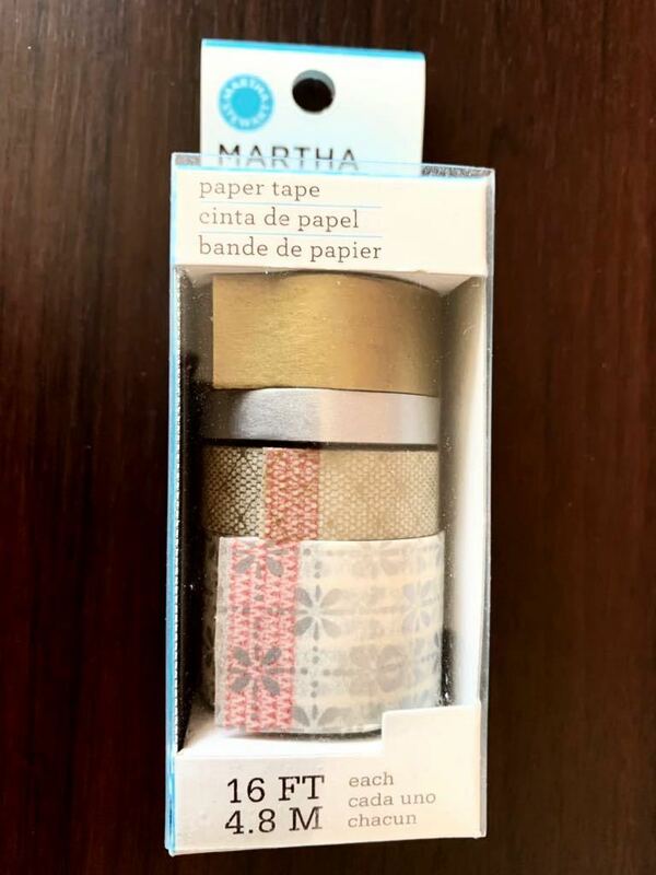 マーサスチュワート MARTHA STEWART ペーパーテープ ステーショナリー デコレーション コラージュ ラッピング