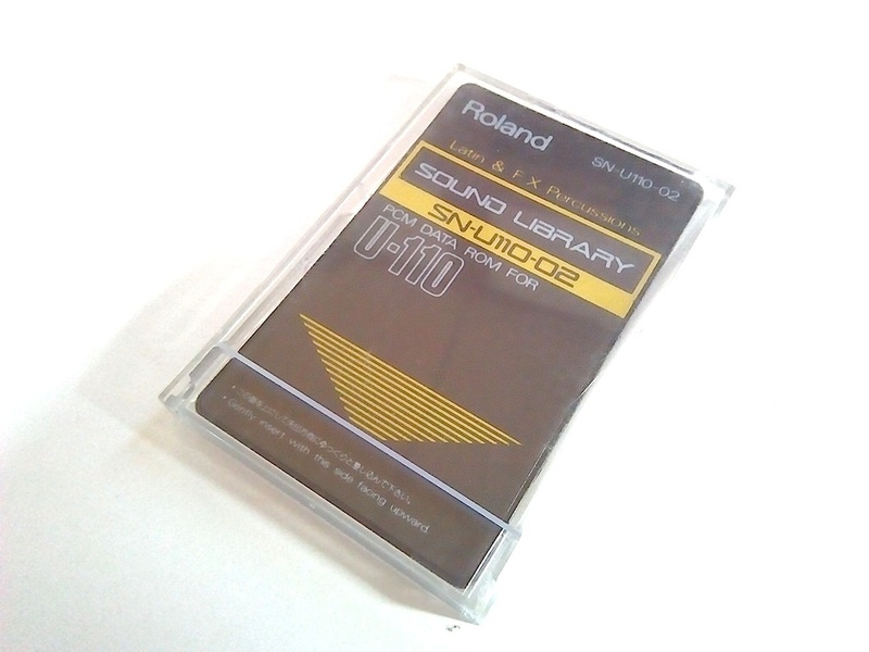 ROLAND ローランド CARD LATIN FX PERCUSSIONS SN-U110-02 音源モジュール U-110 シンセ 用 拡張 カード PCM DATA ROM 宅急便対応 管理02 