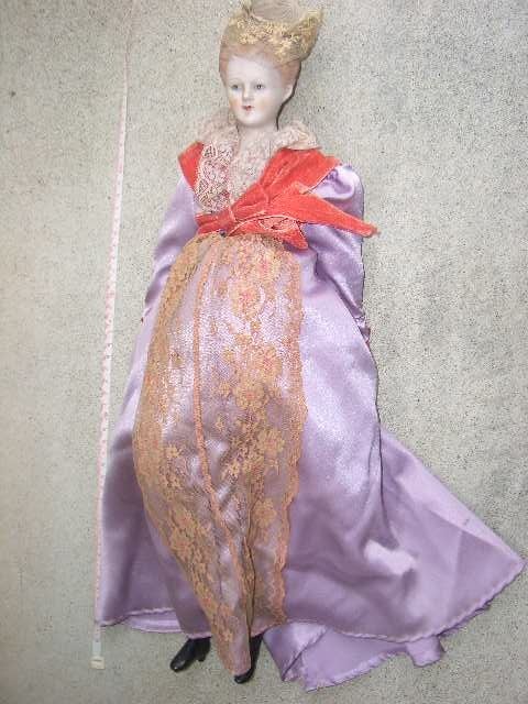 【送料無料】美品 コールポート メリー 貴族 婦人 高さ21cm フィギュリン 陶器人形 　/438