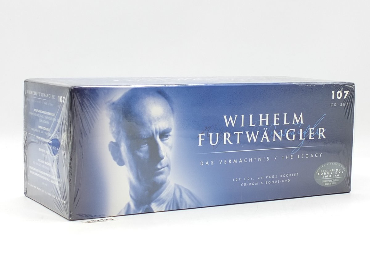 【z32135】新品・未開封品 Wilhelm Furtwangler ヴィルヘルム・フルトヴェングラー 107 CD-BOX Das Vermachtnis The Legacy