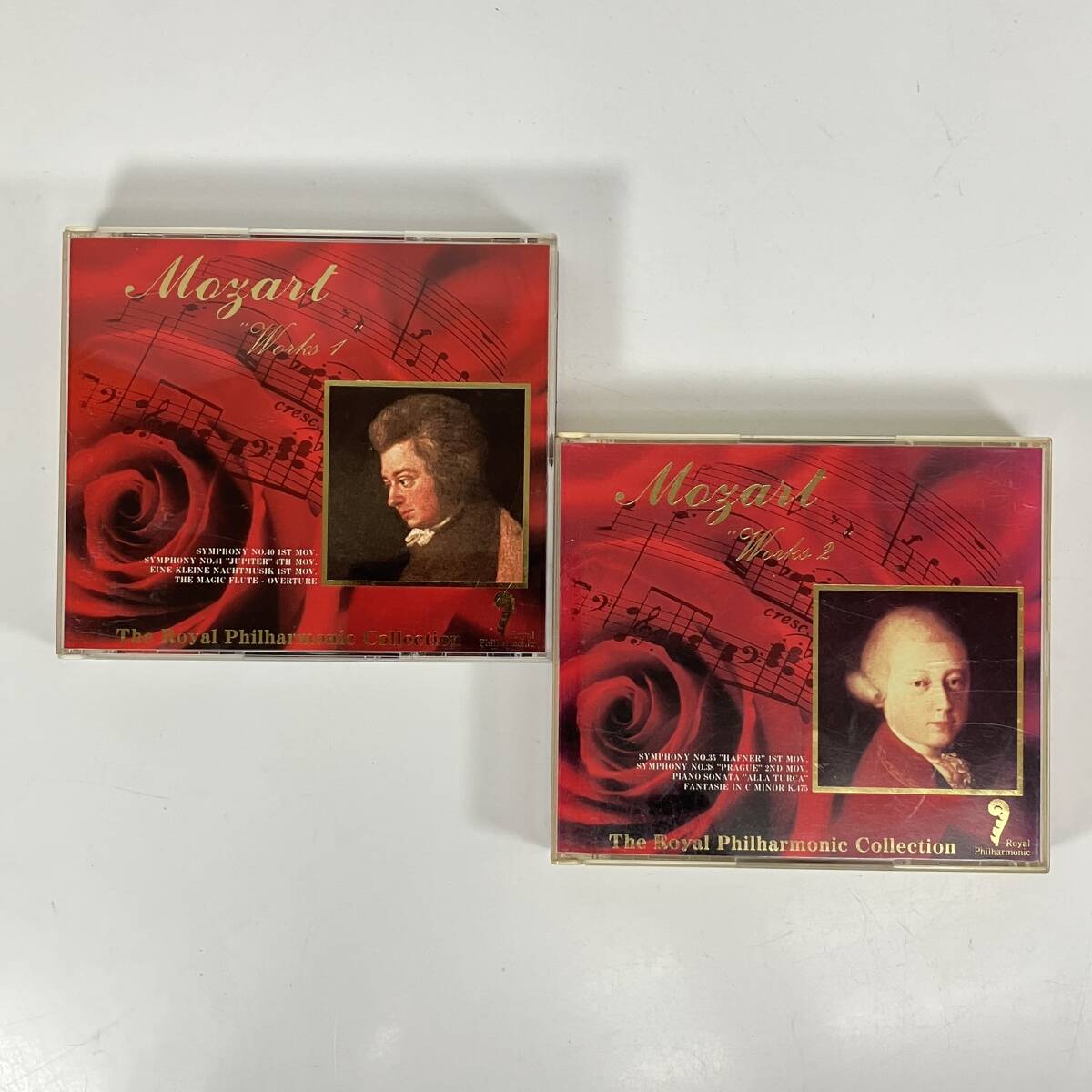 (志)【CD】モーツァルト作品集 Vol.1/Vol.2 2点セット 4CD The Royal Philharmonic Collection MOZART WORKS 1.2 アイネクライネ他(I)0710A
