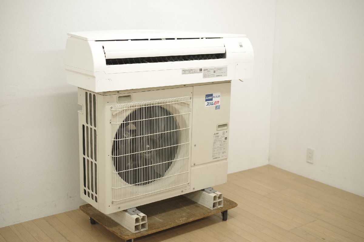 三菱 2020年製 3馬力 壁掛け パッケージエアコン 15坪～23坪 単相200V リモコン付 クリーニング済 内機:PK-RP80KA16 外機:PUZ-ERMP80HA10