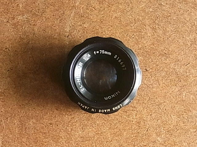 NIKON EL-KIKKOR 1:4 F=50mm 引き伸ばしレンズ　送料410円　ジャック品