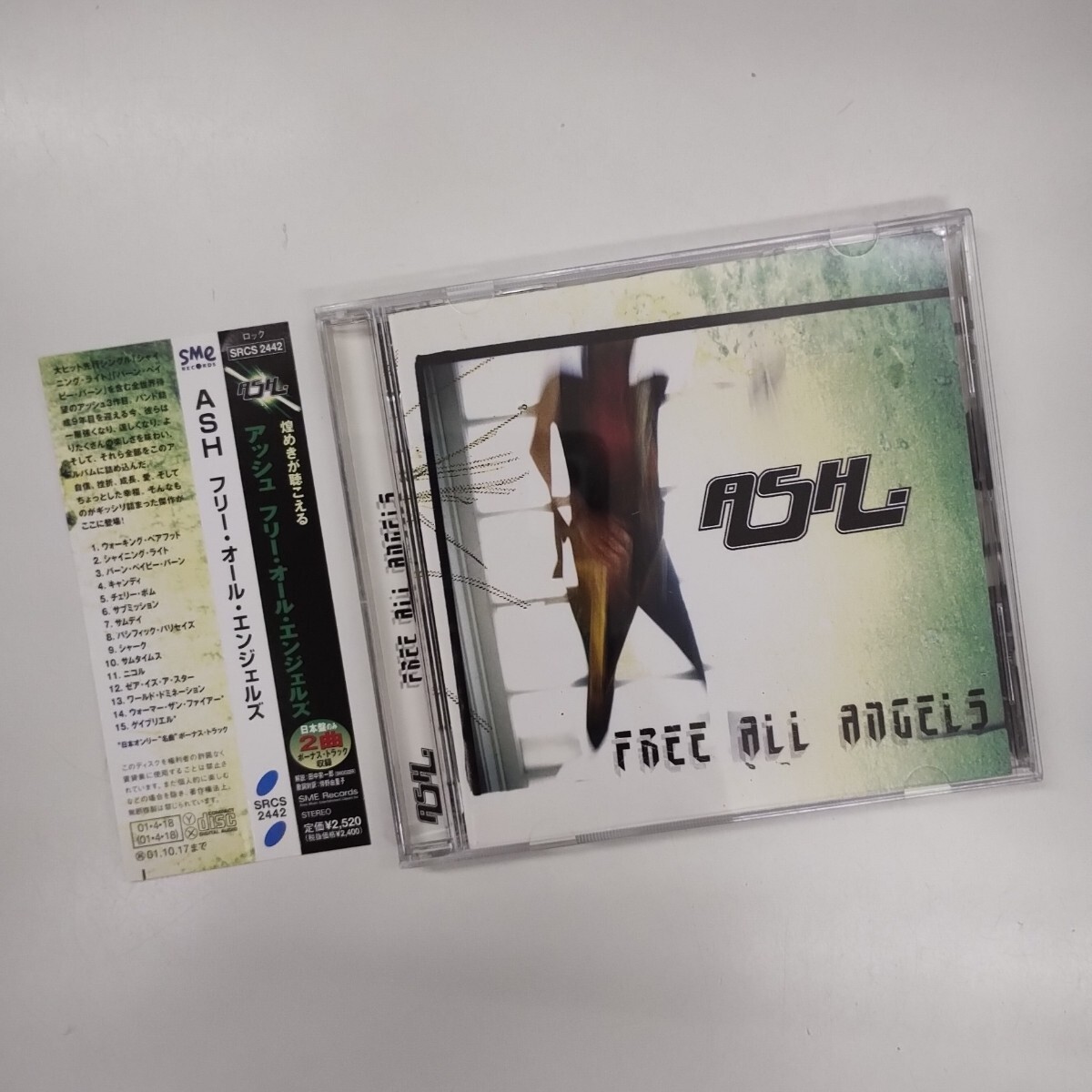 ♪ アッシュ　ASH　フリー・オール・エンジェルズ　FREE ALL ANGELS　日本盤 promo CD　SRCS-2442