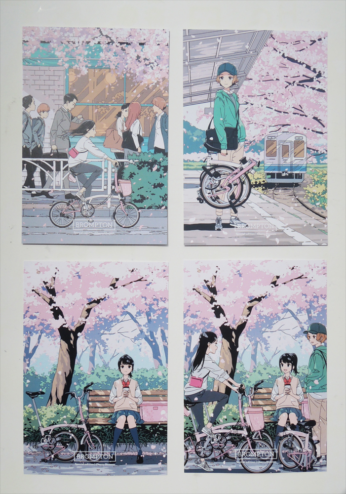 未使用 ブロンプトン 純正品 ノベルティ ポストカード 4枚セット BROMPTON