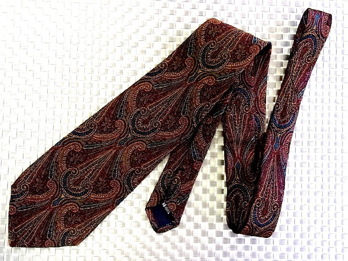 【在庫処分セール】●特売●FK2-1773●ヨシユキコニシ【刺繍 ペイズリー 柄】ネクタイ●