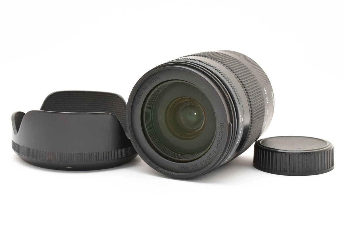 ★良品★ シグマ SIGMA 18-200mm F3.5-6.3 DC MACRO OS Contemporary ニコン用 Y3010#001