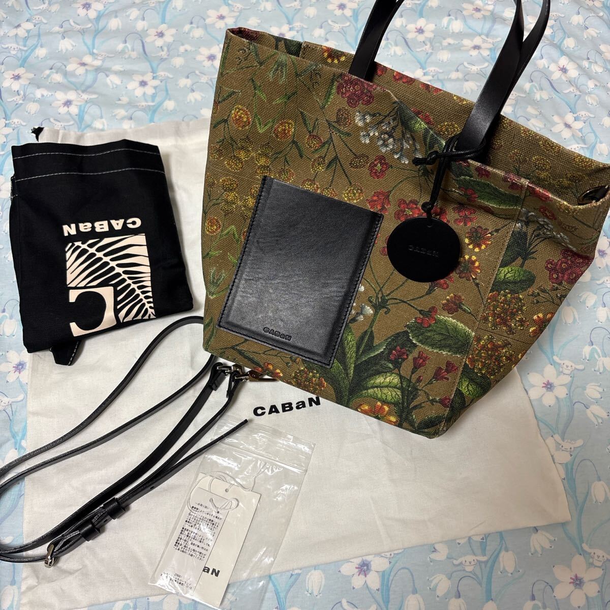 キャバン caban バッグ パレルモフラワー ボタニカル