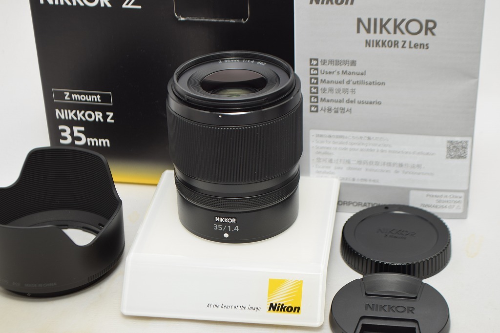 美品★Nikon ニコン NIKKOR Z 35mm F1.4 ★元箱付・レンズフード付