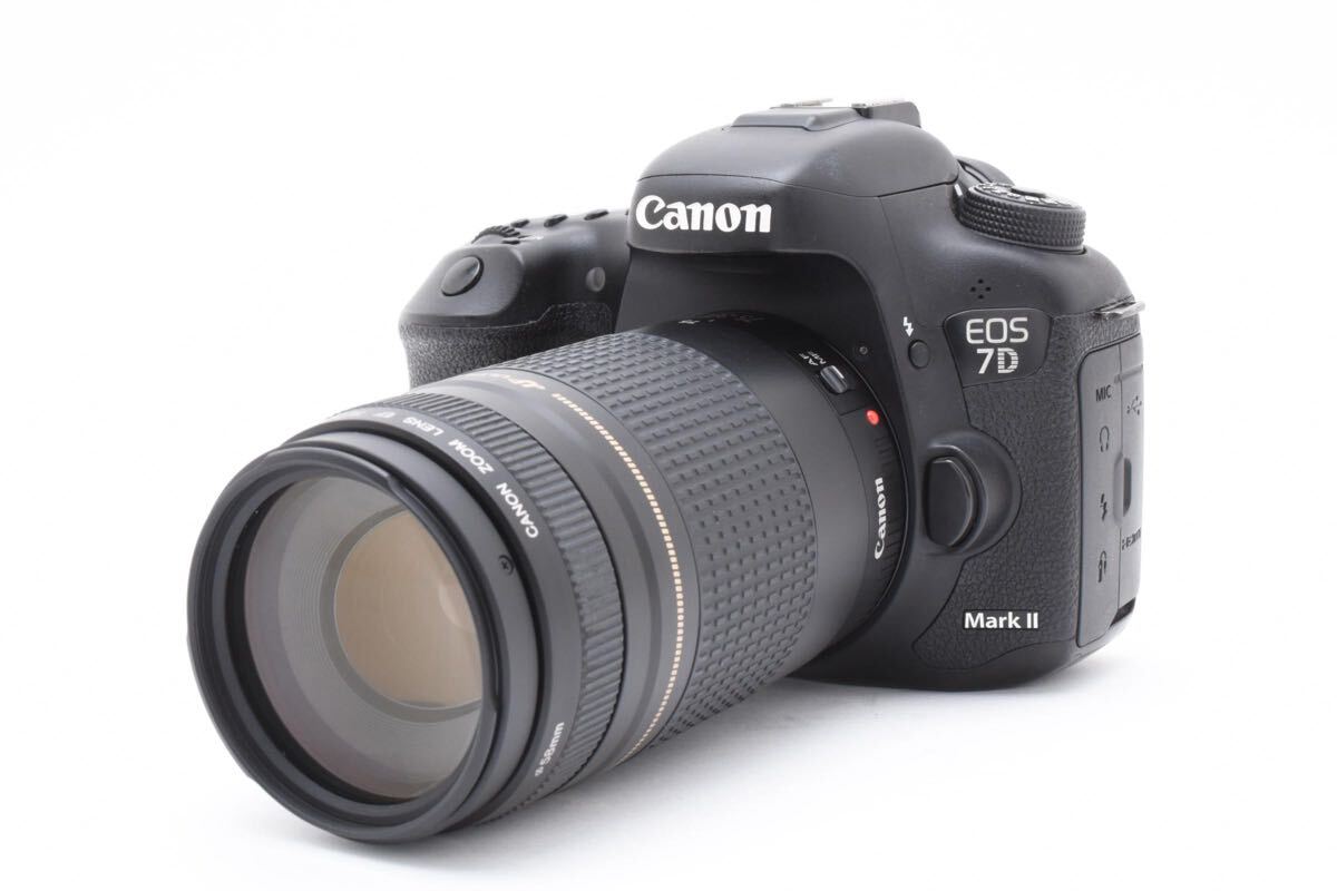 保証付き/キヤノン デジタル一眼レフカメラ Canon EOS 7D MarkⅡ 望遠レンズセット/Canon EF 75-300mm F4-5.6III USM
