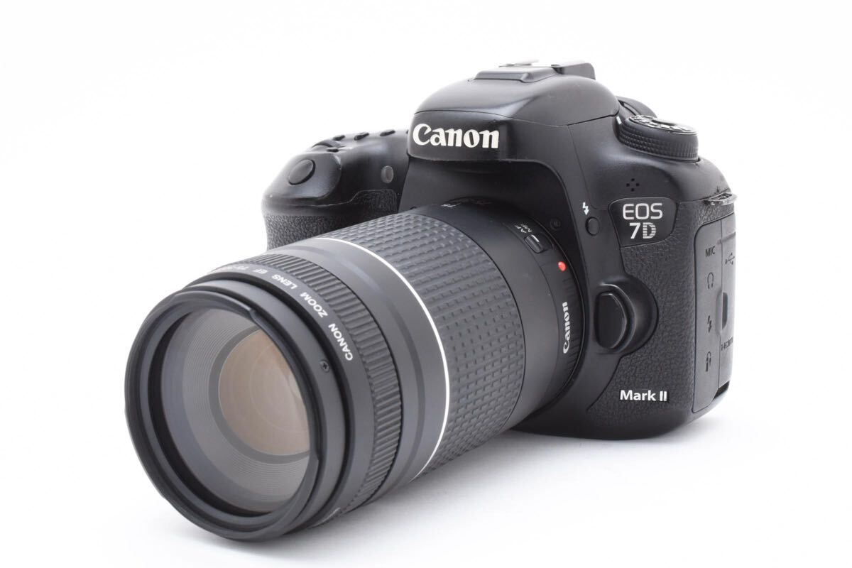 保証付き/キヤノン デジタル一眼レフカメラ Canon EOS 7D MarkⅡ 望遠レンズセット/Canon EF 75-300mm F4-5.6III