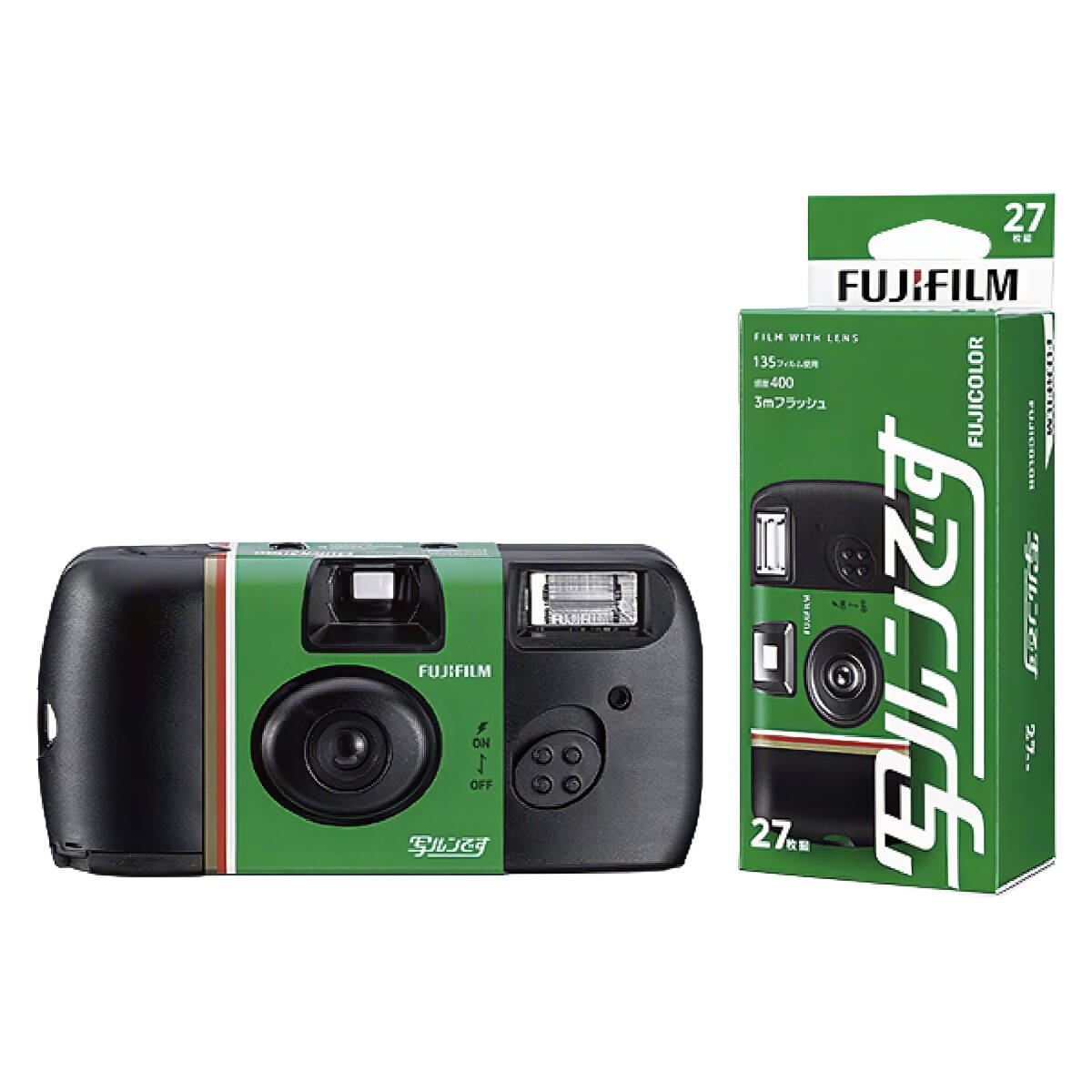 ★ フジフイルム FUJIFILM 写ルンです シンプルエース 27枚撮り 10本セット 未使用 新品