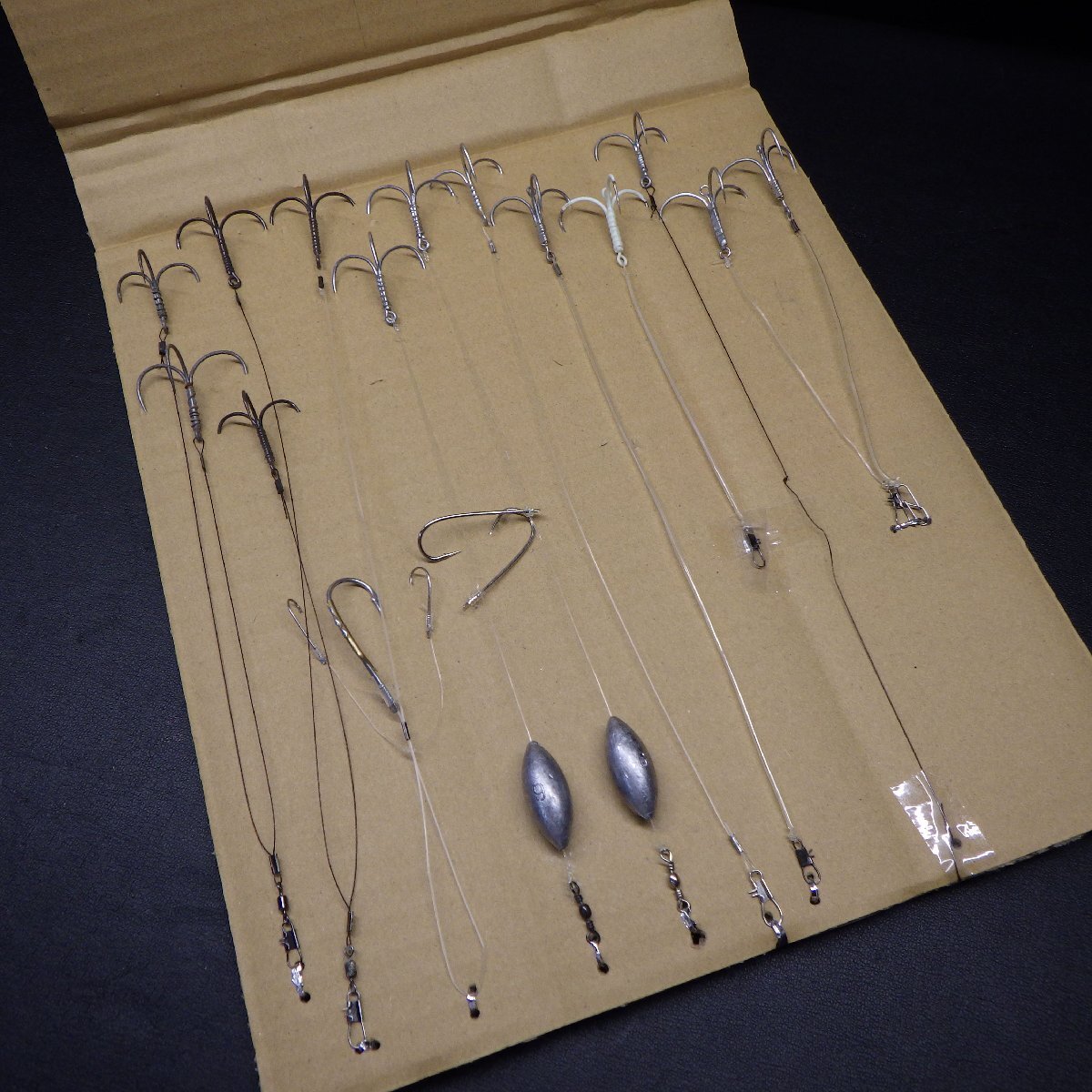 自作フグカットウ仕掛 合計10個セット ※中古在庫品(50n0605)※定形外郵便