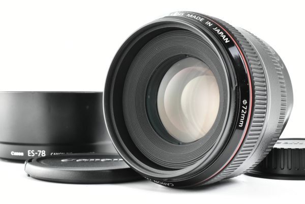 【美品】Canon EF 50mm F/1.2 L USM Prime AF Lens キヤノン オートフォーカスレンズ EF-TN-JP1317
