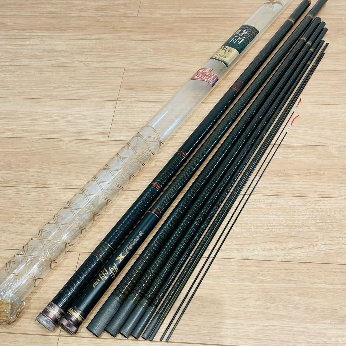 限定品 SHIMANO シマノ HI-POWER X ハイパワーX 時雨 90 超硬調 鮎釣り アユ 釣竿