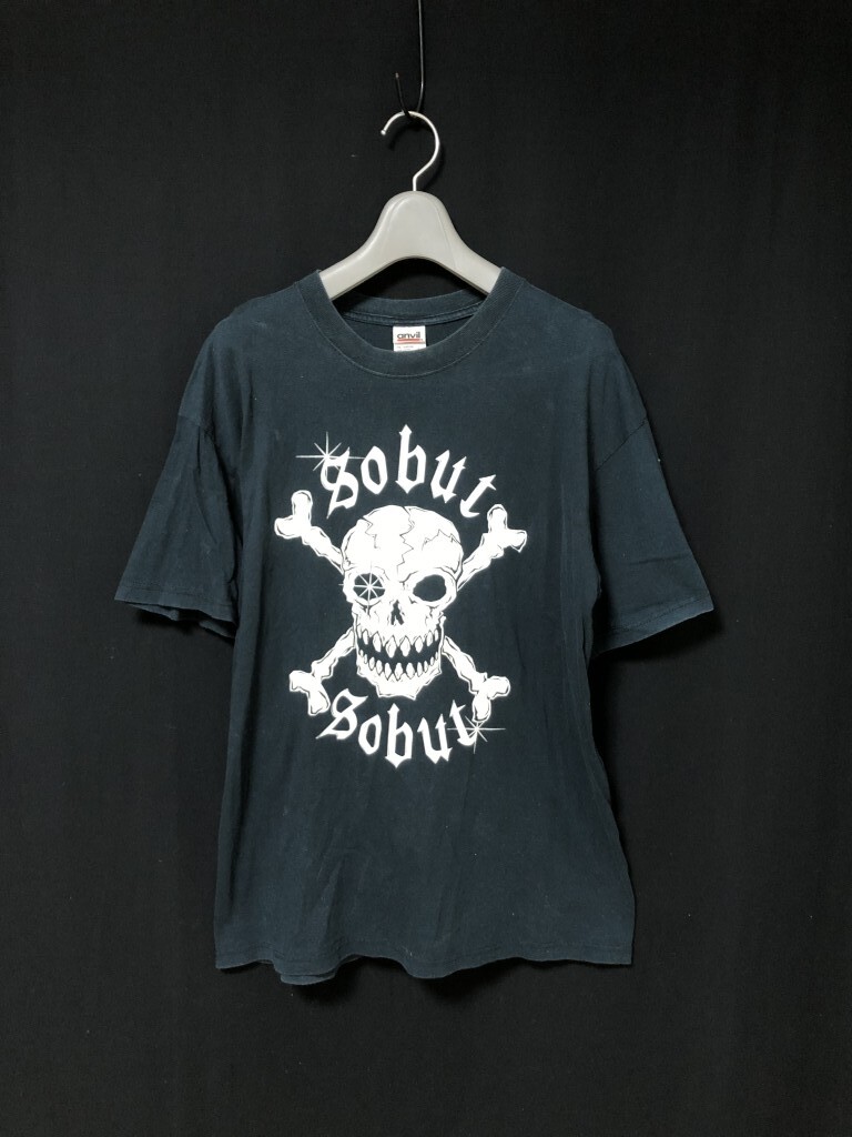 ◆SOBUT ソバット　anvilボディー 半袖Tシャツ L バンT
