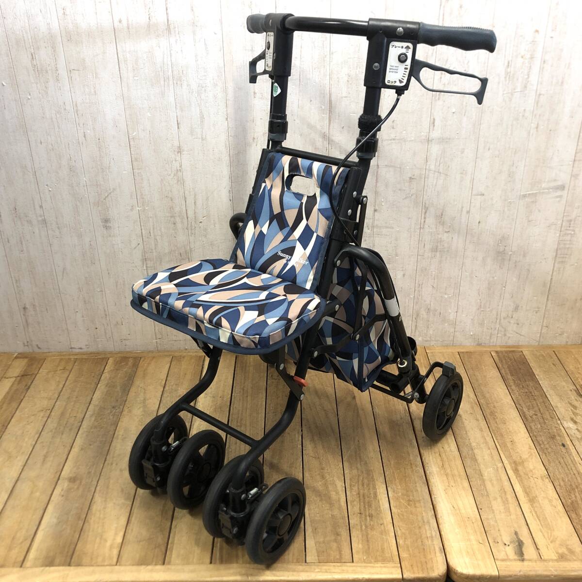 ＊島製作所 SHIMA シルバーカー サニーウォーカー 折り畳み 手押し車 歩行器 歩行補助 福祉 介護 介護用品 Sunny Walker